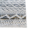 Aspire Geometric Rug Silver picture of the corner