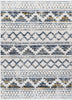 Aspire Geometric Rug Silver picture of the rug design