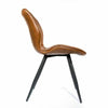 Opt for the chic Tan Leather Asti Chair.