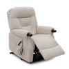Astoria Dual Motor Lift & Tilt Chair Beige picture with reclined seat