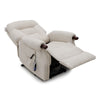 Astoria Dual Motor Lift & Tilt Chair Beige picture of the fully reclined chair