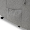 Astoria Dual Motor Lift & Tilt Chair Silver close view picture of the side pocket