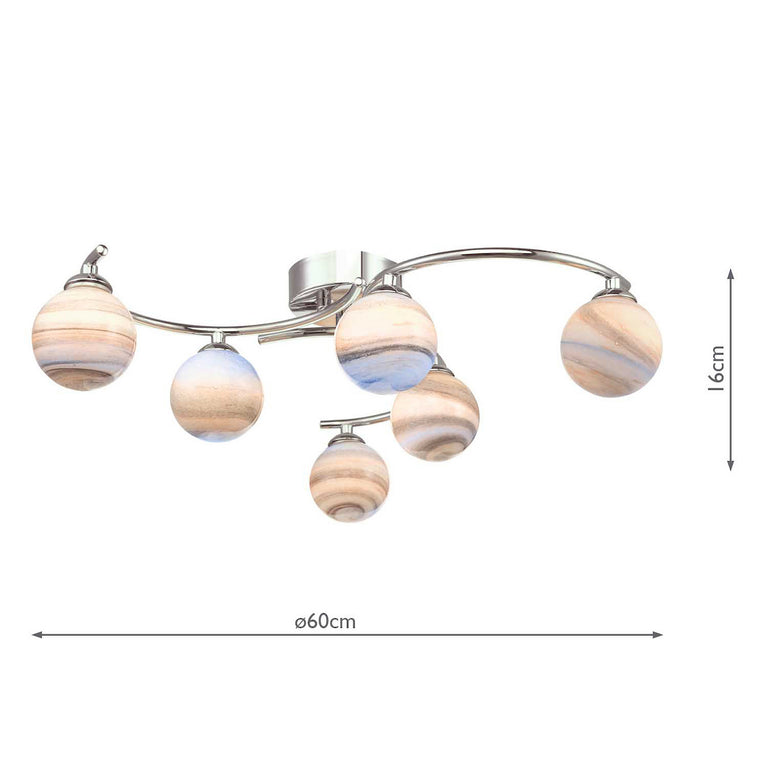 Atiya Semi Flush Light
