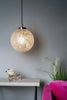 Avari 1 Light Pendant Satin Brass perfect for an interiors