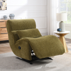 Avebury Recliner Rocker Armchair Olive life style photo with reclined seat