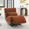 Avebury Recliner Rocker Armchair Terracotta life style photo with reclined seat