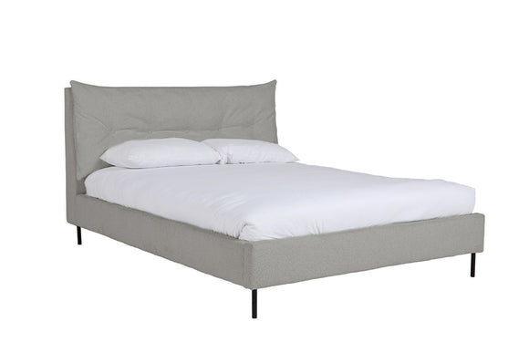 Avery Grey Double Bed - Elegant Bedroom Upgrade.