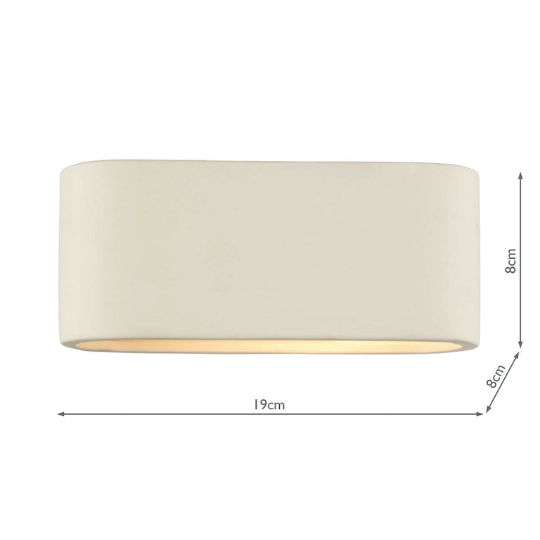 Axton Ceramic Wall Light