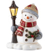 Aynsley Snowman Lamp Post LED on a white background