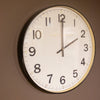 Baker and brown station clock white 50cm life style picture