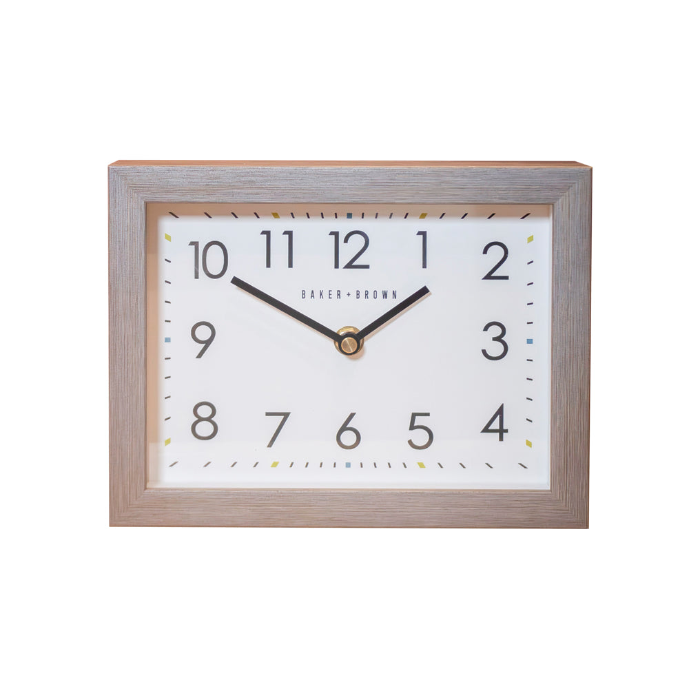 Baker And Brown Mantel Clock Limestone Mantel Clocks Clocks Foy