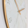 Home accessories Baker and Brown White Oak Clock Gold 76cm
