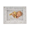 Bambino Resin First Grandchild Photo Frame 6" x 4" front view picture