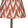 Bamboo Effect Table Lamp with Ikat Shade - view 2