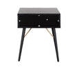 Sleek Bedside Table with Stylish Storage