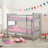 Practical bunk bed choice for maximizing bedroom space.
