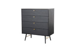 Contemporary Copper Accented Dresser