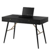 Copper Accented Workspace Desk