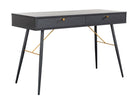 Black and copper Barcelona console desk shown from the side (2)
