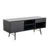 Elegant Barcelona  120cm Black Oak TV Stand