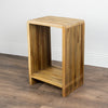 Bari reclaimed teak side table shown from another angle (3)