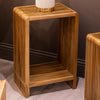 Bari reclaimed teak side table shown from another angle (4)