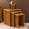 Bari Set of 3 Nesting Tables Teak life style picture
