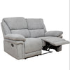 Bartex 2 Seater Recliner Sofa Grey with a padded armrests amd backrests