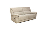 Bartex 3 Seater Recliner Sofa Natural