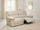 Bartex 3 Seater Recliner Sofa Natural