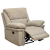 Bartex Recliner Chair Natural with a cushioned armrests and backrest