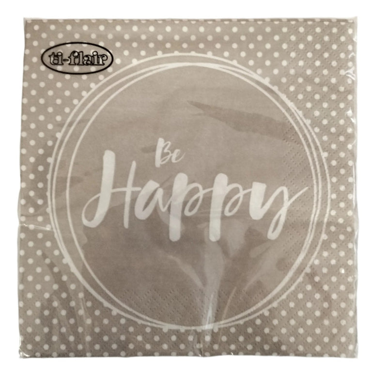 Paper Napkins Be Happy