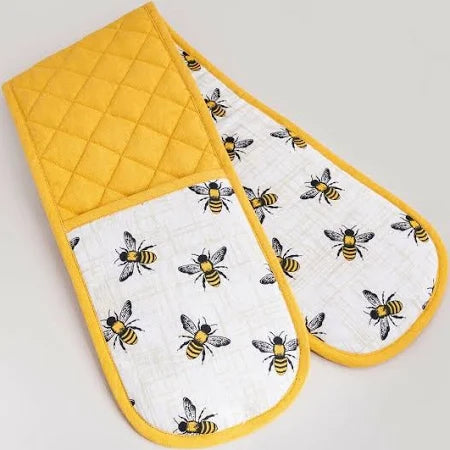 Stylish Bee Design Double Oven Glove