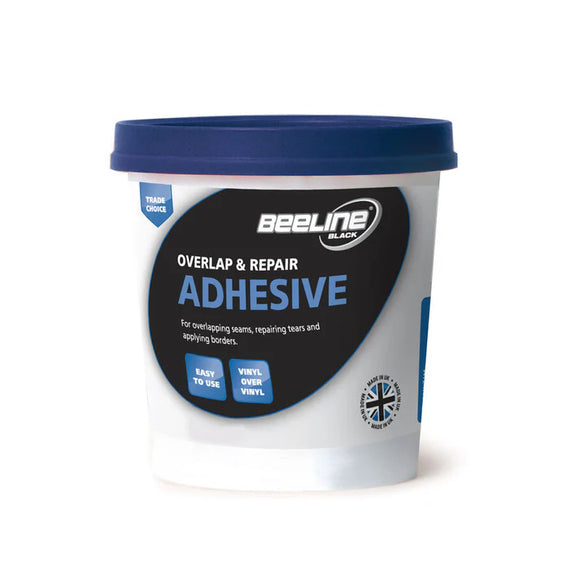 Beeline Overlap and Repair Adhesive close view photo on the white background