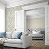 Belgravia Giovanna Trail Wallpaper Blue and Cream living photos