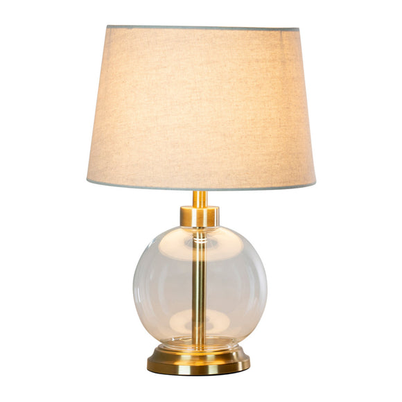 Bella Glass Lamp Gold 45cm – Elegant Lighting for Your Home.
