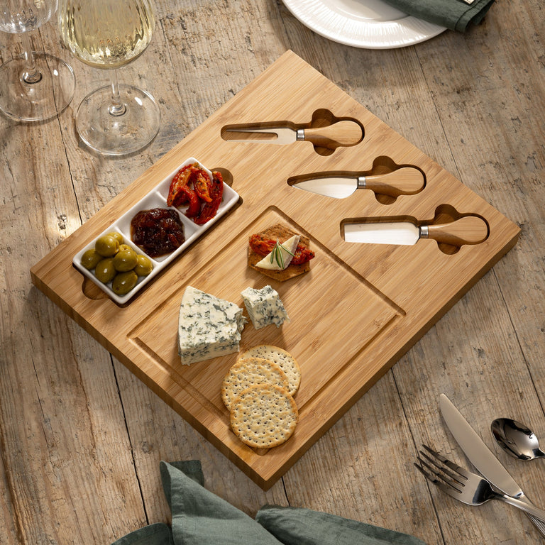 Belleek Living Cheese Board & Knife Set | Delph Serveware