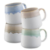 Belleek Living Coastal Mugs Set of 4 on a white background