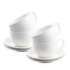 Belleek Living Erne Cappuccino Cup & Saucer Set of 4 picture on the white background