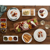 Belleek Living Erne Tapas Set served with tapas from above