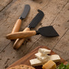 expertly crafted knives designed for cutting and serving a variety of cheeses.