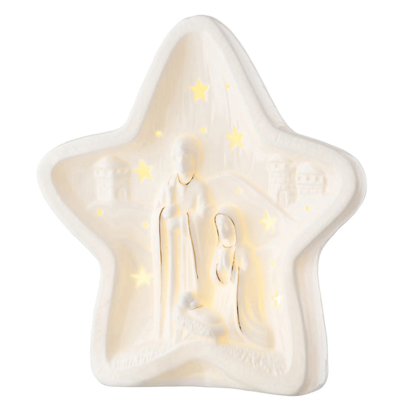 Belleek Living Nativity Star LED picture on the white background