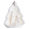 Belleek Living Nativity Tree LED on a white background