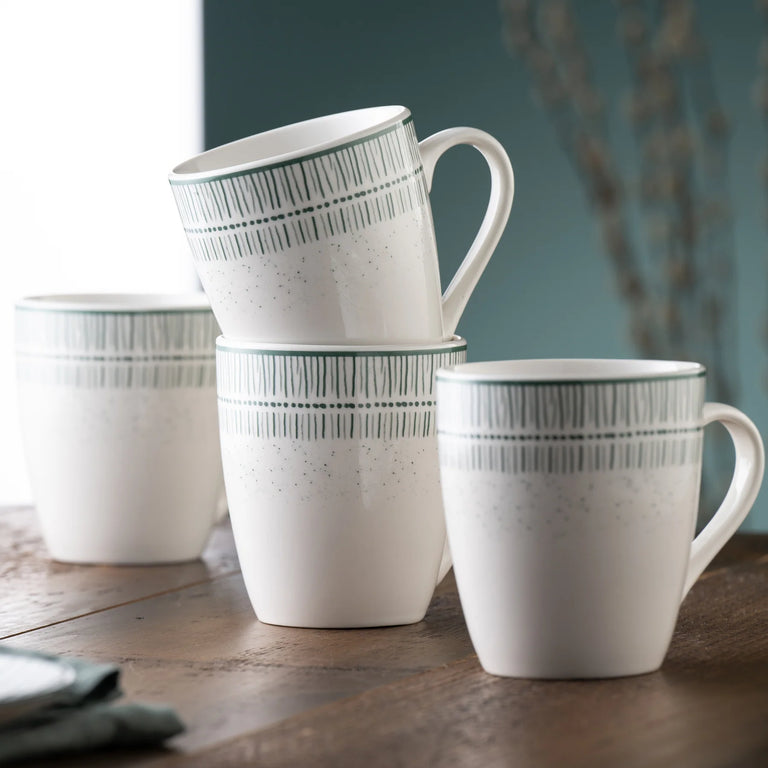 Belleek Vigo Mugs Set of 4 – Cups & Mugs Drinking Collection