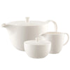 Tea set with elegant linear design Belleek Living Erne