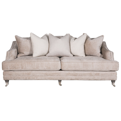 Belvedere 4 Seater Sofa Fixed Back Mink