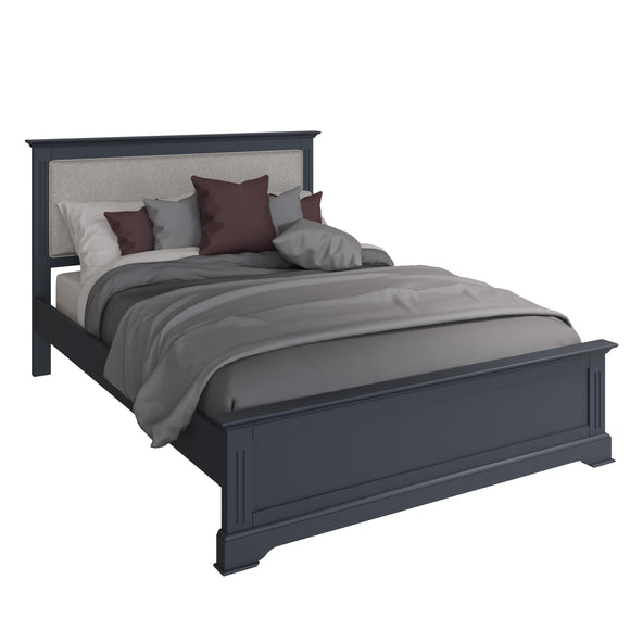 Elevate your bedroom with the chic Bianca Grey Double Bed.
