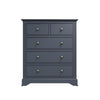 Immerse in sophistication: chic Bianca Grey Drawer Chest.