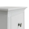 Enjoy style and function with Bianca White Small Bedside.