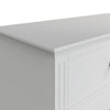 Optimize your storage with the versatile and chic Bianca White Wide Chest.